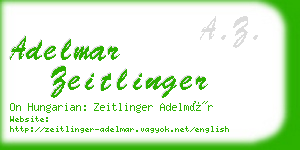 adelmar zeitlinger business card